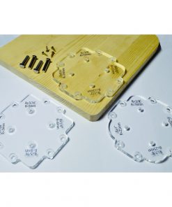 CMT TMP-R12 - 12 CORNER RADIUS ROUTER TEMPLATE (FROM 1/8" TO 1")