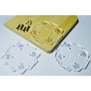 CMT TMP-R12 - 12 CORNER RADIUS ROUTER TEMPLATE (FROM 1/8" TO 1")