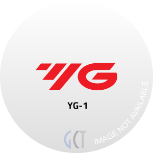 YG1-04320CC - 1/2 x 3/8 x 1 x 2-11/16 - 4 Flute Regular Length Ticn Coated 8% Cobalt