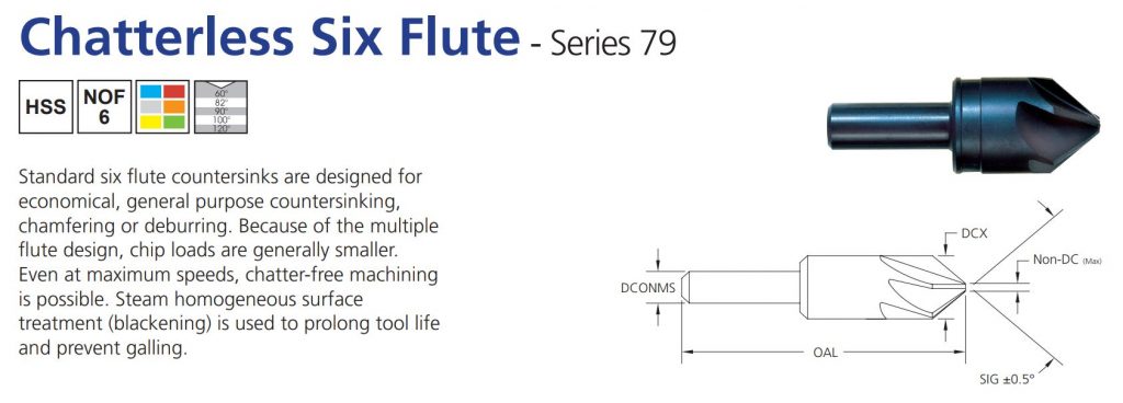 Chatterless Six Flute - series 79