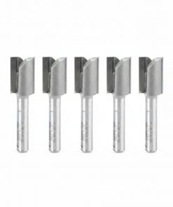 Amana 45500-5 5 Pack - 1/2 x 3/4 2FL Mortising Router Bit 1/4" Shank