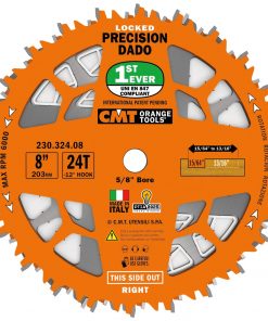 CMT 230.324.08 - LOCKED DADO PRO SET HW D=8"