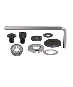 Shield, spacer ring, key and screw kit