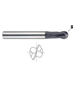 YG1-93520 - 5/16 x 5/16 x 9/16 x 1-1/16 x 3-1/2 x .305 - 2 Flute Medium Length Ball Nose W/ Neck X-Power Carbide
