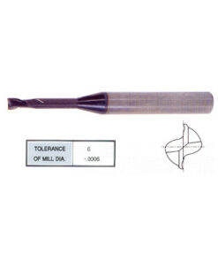 YG1-93553 - 1/16 x 1/8 x 3/32 x 5/16 x 2 x .060 - 2 Flute Regular Length 30 Deg Helix For Rib Processing X-Power Carbide
