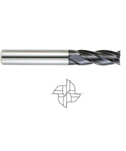 YG1-93594 - 7/16 x 7/16 x 1 x 2-3/4 - 4 Flute Regular Length X-Power Carbide