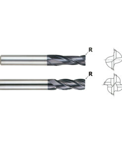 YG1-93595 - 7/16 x 7/16 x 1 x 4 R.020 - 4 Flute Regular Length Corner Radius X-Power Carbide