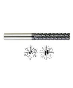 YG1-99669 - 1/2 x 1/2 x 2-3/16 x 4-3/8 - 6 Flute Extra Long Length 45 Deg Helix X-Power Carbide