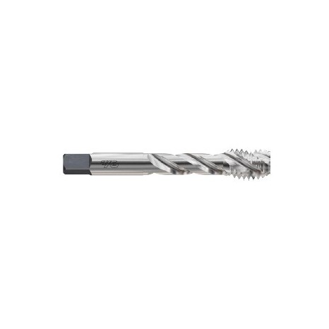 YG1-B1485 - 3/8 - 16, H5 - 3 Fluted Spiral Fluted Modified Bottoming Hp Bright Finish Tap