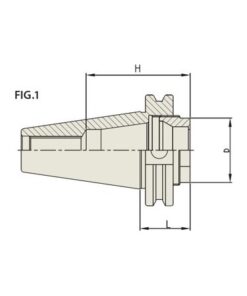 YG1-BL020SHT - CAT50-ER32-SHORT - Er Collet Chuck (Short)
