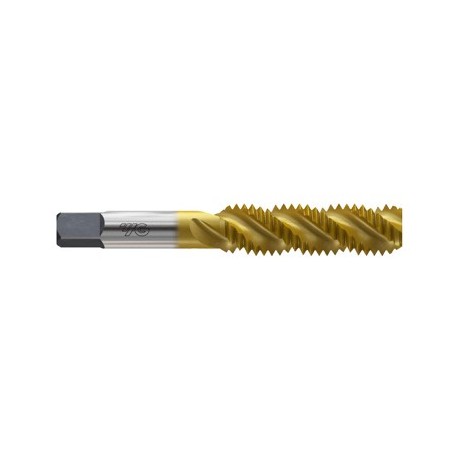 YG1-C4202 - 5 - 40, H2 - 3 Fluted Spiral Fluted Bottoming Tin-Coated Standard Tap