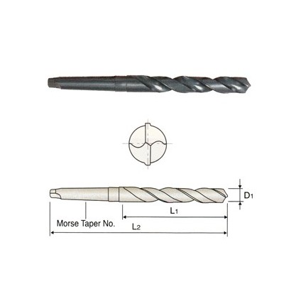 YG1-D1211035 - 35/64 x 4-7/8 x 8-3/4 x MT#2 - Hss(M2) Morse Taper Shank Twist Drills