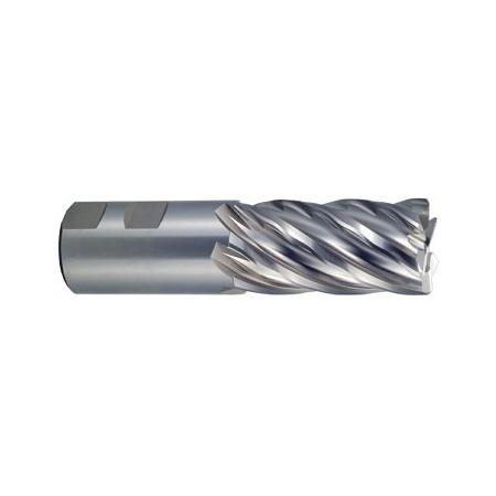 YG1-E2F64919 - 2 x 2 x 8 x 11-3/4 (.040) - 6 Flute 30 Deg Helix Center Cut Cobalt Sine-Power End Mill