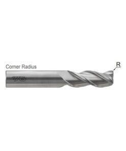 YG1-E5G97826 - 3/4(R.06) x 3/4 x 1-5/8 x 4 - Alu-Power Hpc 3 Flute Corner Radius 37 Degree Helix End Mill