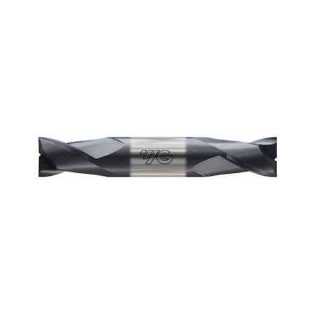 YG1-E5H81016 - 1/4 x 1/4 x 1/2 x 2-1/2 - Ygbasix Carbide 2 Flutes 30Deg. Helix Stub Length Double E/M Uncoated