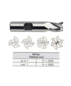 YG1-E9991948 - 3/4 x 5/8 x 1-5/8 x 3-7/8 - 4 Flute Regular Length Center Cut Course Pitch Rougher Powder Metal Tank-Power