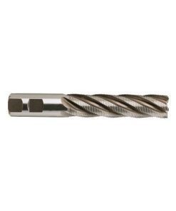 YG1-E9A86056TF - 7/8 x 3/4 x 3-1/2 x 5-3/4 - 5 Flute Long Length Center Cut Fine Pitch Rougher Tialn-Futura Coated Powder Metal Tank-Power