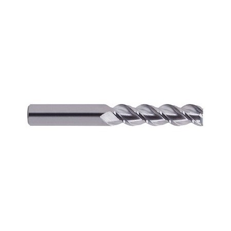 YG1-EA60321 - 1/2 x 1/2 x 2 x 4 - 3 Flute 45 Degree Helix  Long Length 0.060 Corner Radius Alu-Power
