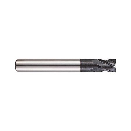 YG1-EIB05006 - 3/32 x 1/8 x 3/8 x 1-1/2 - 4 Flute 30 Helix Corner Radius (R.010) D-Power End Mills