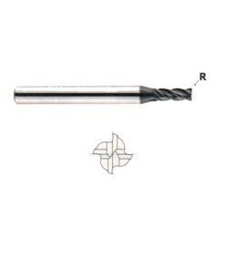 YG1-EMB15040 - 4 x 6 x 11 x 57 - V7 Mill Inox 4 Flute Long Length Corner Radius Carbide End Mill