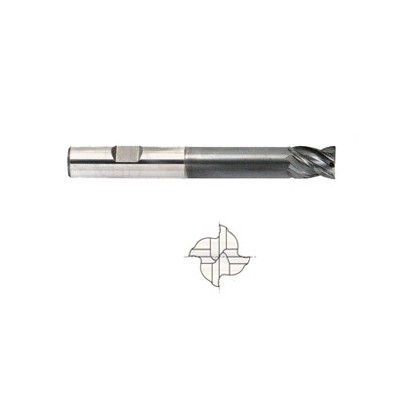 YG1-EMB20160 - 1/4 x 1/4 x 3/8 x 1-1/4 x 4 - V7 Mill Inox 4 Flute Extend Length Long Reach Carbide End Mill