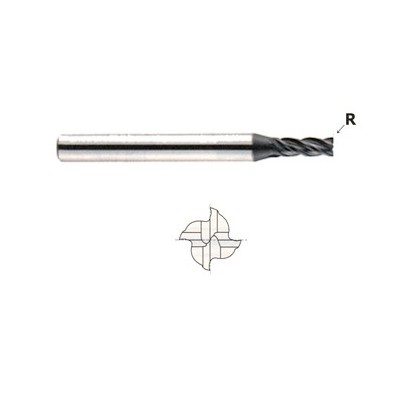YG1-EMB40140 - 14 x 14 x 26 x 83 - V7 Mill Inox 4 Flute Long Length Corner Radius Flat Carbide End Mill