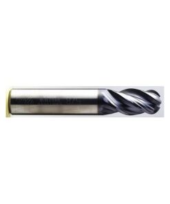 YG1-EMB79032 - 1/2 x 1/2 x 1 x 3 - V7 Mill Inox 4 Flute Regular Length Ball Nose Flat Carbide End Mill