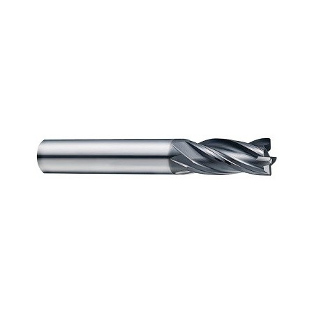 YG1-EMD38080 - 8.0 x 8 x 19 x 63 - V7 Mill Steel 4 Flute Regular Length Plain Shank Carbide End Mill