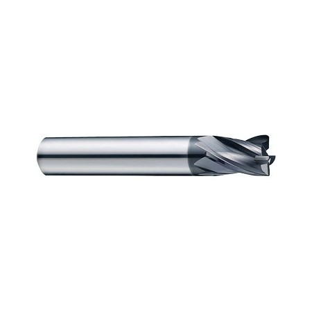 YG1-EMD45100 - 10(R.4) x 10 x 14 x 66 - V7 Mill Steel 4 Flute Corner Radius Short Length Flat Carbide End Mill
