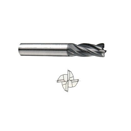 YG1-EMD47024 - 3/8 x 3/8 x 7/8 x 2-1/2 - V7 Mill Steel 4 Flute Regular Length Flat Carbide End Mill