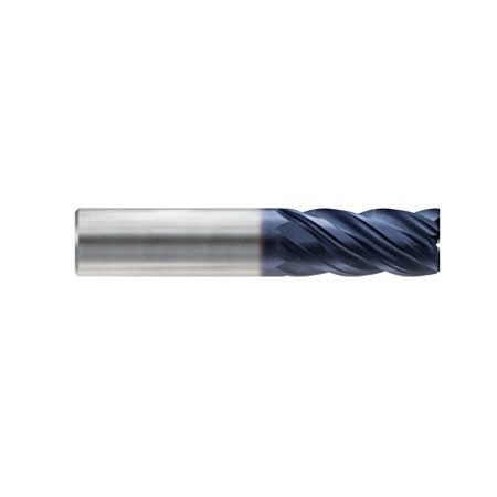 YG1-EMI43972 - 3/4(R.25) x 3/4 x 1-5/8 x 5 - Titanox-Power Hpc 5 Flute  38 Degree Helix Corner Radius End Mill