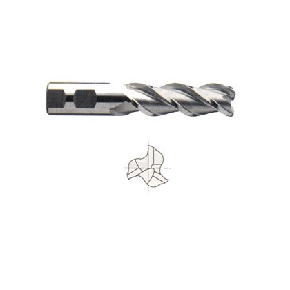 YG1-EP11325 - 1-1/2 x 1-1/4 x 3 x 5-1/2 - 3 Flute Medium Length Finisher For Aluminum T-15