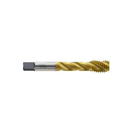 YG1-F8784 - 1 - 8, H4 - 4 Flute Spiral Fluted Bottoming Tin Coated Tap For Multi Purpose