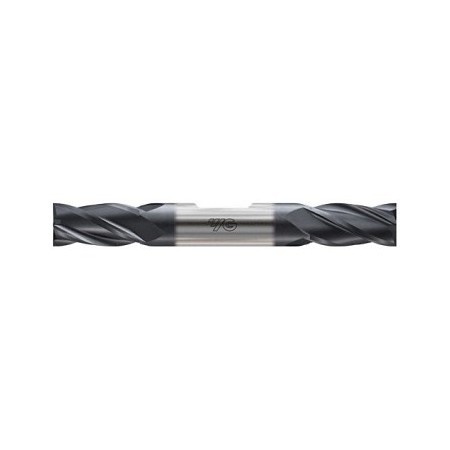 YG1-G9H90008N - 1/8 x 3/8 x 3/8 x 3 - Ygbasix Carbide 4 Flute 30Deg. Helix Regular Length Double E/M Coated