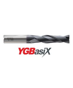 YG1-G9H91016N - 1/4 x 1/4 x 1-1/8 x 3 - Ygbasix Carbide 2 Flute 30Deg. Helix Long Length E/M Coated