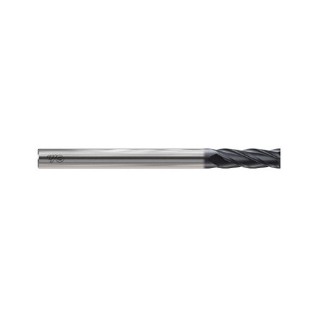 YG1-G9H94909N - 1/2 x 1/2 x 5 x 8 - Ygbasix Carbide 4 Flute 30Deg. Helix Ex-Long Length E/M Coated