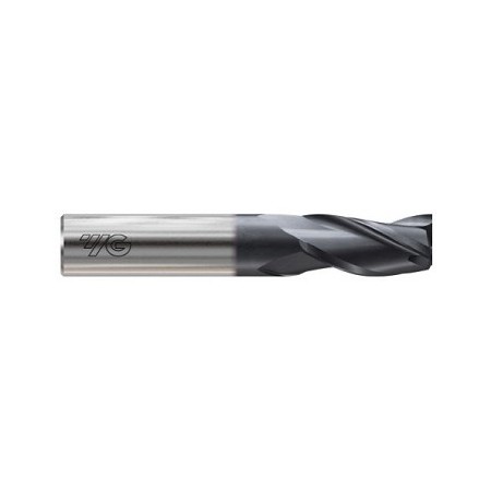 YG1-G9I10064N - 1 x 1 x 1-1/2 x 4 - Ygbasix Carbide 3 Flute 30Deg. Helix Regular Length  E/M Coated