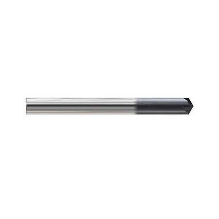 YG1-G9I57016N - 0 x 1/4 x .072 x 2-1/2(120˚) - Ygbasix 4 Flutes  0Deg. Helix Chamfer Mill(120˚) Coated