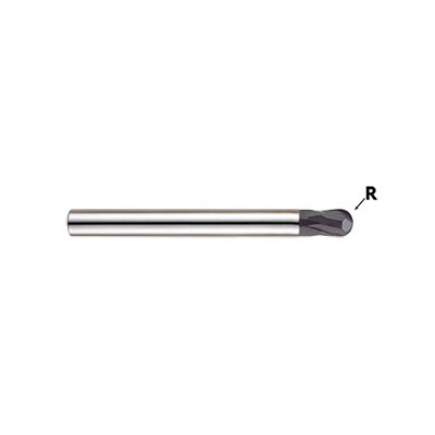 YG1-GM109016 - 1/4 x 1/4 x 1/4(1/2) x 3-1/2 - X-Power Pro 2 Flute 15 Degree Helix Stub Cut Length Ball Nose End Mill