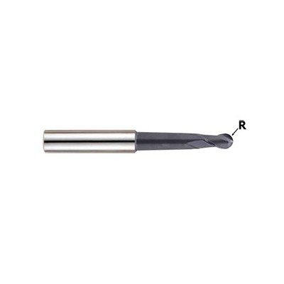 YG1-GM963024 - 3/8 x 1/2 x 11/16(2-3/8) x 5-1/16(1.5˚) - X-Power Pro 2 Flute Ball Nose With Taper Neck End Mill