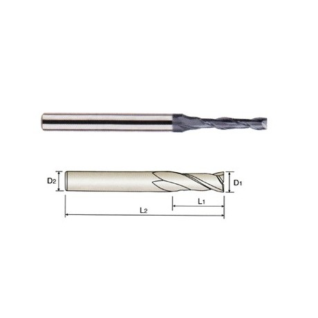 YG1-GMF24953 - 3/4 x 3/4 x 4-1/4 x 8 - 4G 2 Flute 30 Degree Helix Long End Mill