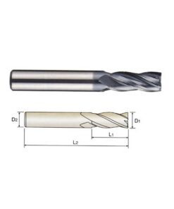 YG1-GMF25003 - 3/64 x 1/4 x 3/32 x 2 - 4G 4 Flute 30 Degree Helix End Mill