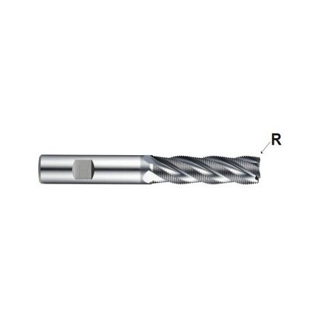 YG1-GYG69040 - 5/8 x 5/8 x 1-1/4 x 3-3/8 - Only One Pm60 5 Flutes Multiple Helix Roughing (Fine) Center Cut Corner Radius End Mill