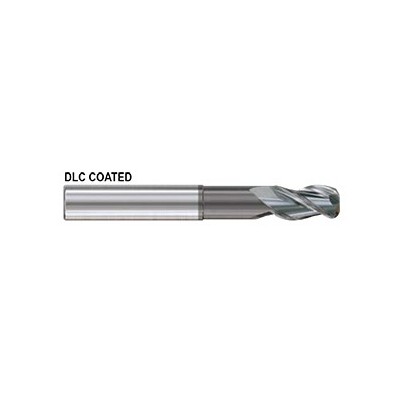 YG1-JAH25910 - 10(R.5) x 10.0 x 14(35) x 100.0 - Alu-Power Hpc 3 Flutes 37 Degree Helix Corner Radius End Mill