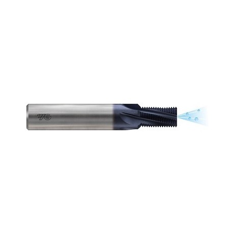 YG1-L427E500 - 3/8-24 - Thread Mills Carbide Un Tialn Coated Coolant W/ Chamfer