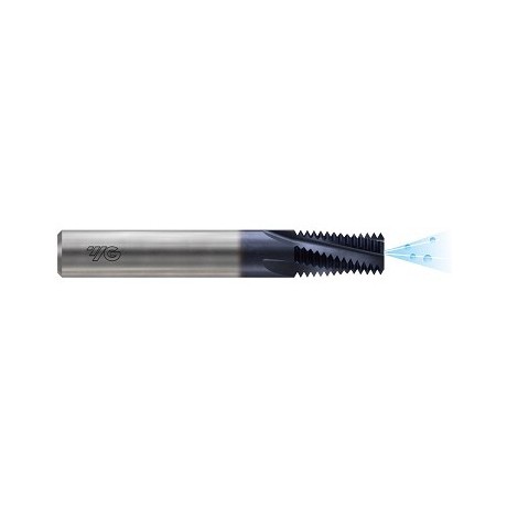 YG1-L621G560 - 1/2 AND 3/4 NPTF - Thread Mills Carbide Nptf Tialn Coated Coolant