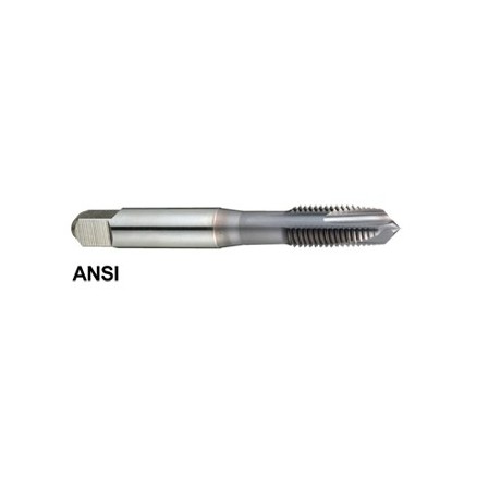 YG1-L7525 - M12 - 1.25, D5 - 3 Flute Spiral Pointed Plug Bright Finish Tap For Multi Purpose - Metric