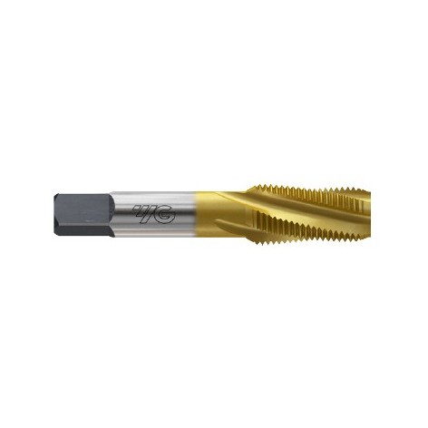 YG1-R0780 - 1 - 11*1/2 - 4 Flute Spiral Fluted  Pipe Tap 15 Deg Helix  Npt/F Straight Shank Tin-Coated