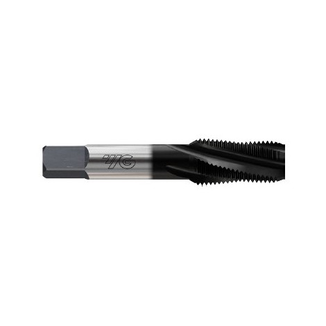 YG1-R1780 - 1 - 11*1/2 - 4 Flute Spiral Fluted Pipe Tap 15 Deg Helix  Npt/F Straight Shank Hardslick Coated