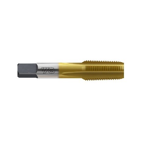 YG1-R8210 - 1/8 - 27 SM SHK - 4 Flute Striaght Flute Pipe Tap Npt/F Tin Coated